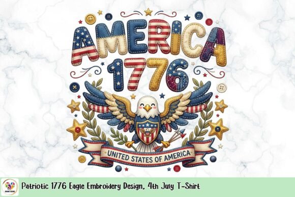 A Designer's Review of the Patriotic Eagle 1776 Embroidery