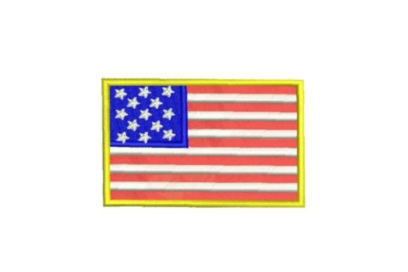 A Designer's Take on the USA Flag Embroidery Design