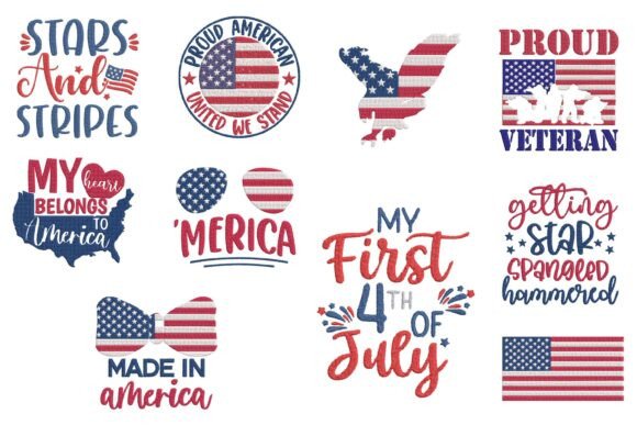 A Professional Review of the Patriotic Embroidery Bundle