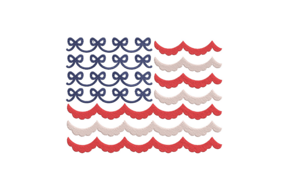 American Flag: A Bold and Timeless Embroidery Design