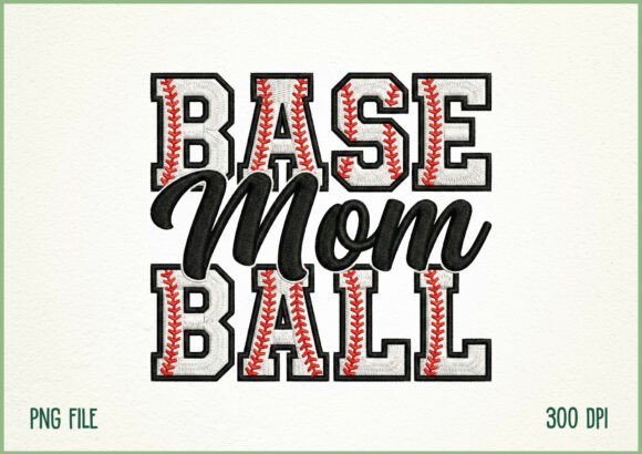 Baseball Mom Embroidery Style Design Review