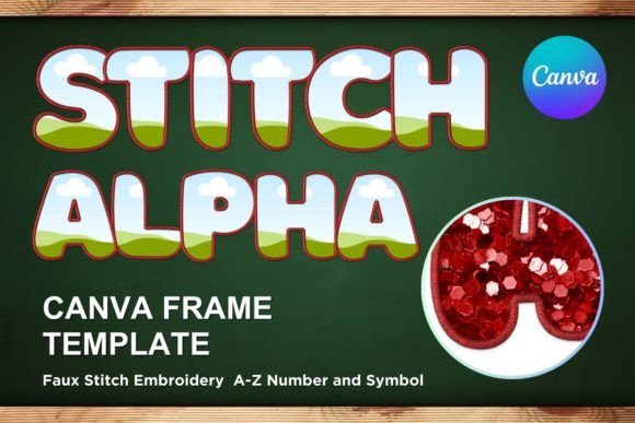 Faux Embroidery Canva Frame Letters_5 Review