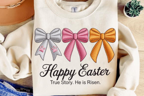 Happy Easter, He: A Charming Embroidery Design
