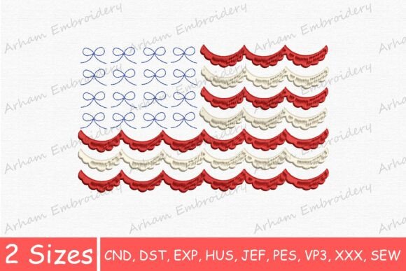 Patriotic American Flag for Fourth of July