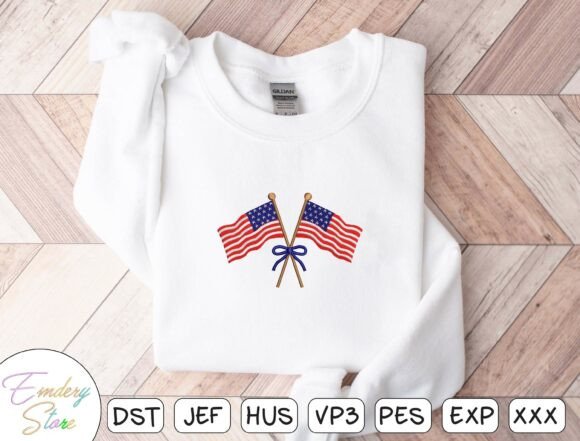 Patriotic Flag Embroidery for Meaningful Handmade Gifts