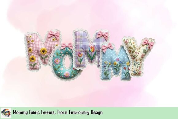 Review: Mommy Fabric Letters, Floral Embroidery
