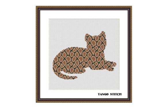 Review: Snake Print Cat Cross Stitch Pattern
